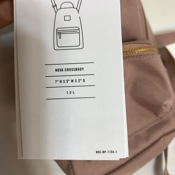 Herschel Nova Crossbody Bag 1.5L Ash Rose  7x5x2\
